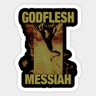 Godflesh Messiah. Sticker